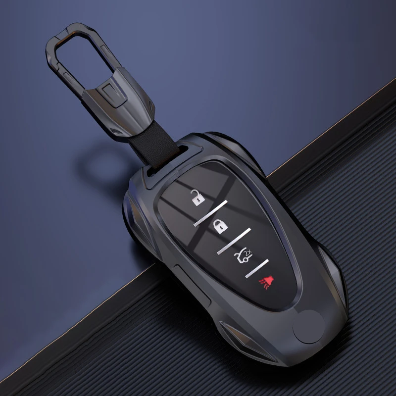 

Metal Car Remote Key Cover Case Holder Shell Protector Fob For Chevrolet Chevy New Malibu Equinox Blazer Camaro Seeker Trax 2025