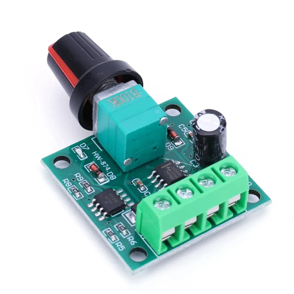 PWM DC Motor Speed Controller 1 8V 3V 5V 6V 12V 2A Regulator Board With Switch Function For Electronic Hobbyists Project Gear