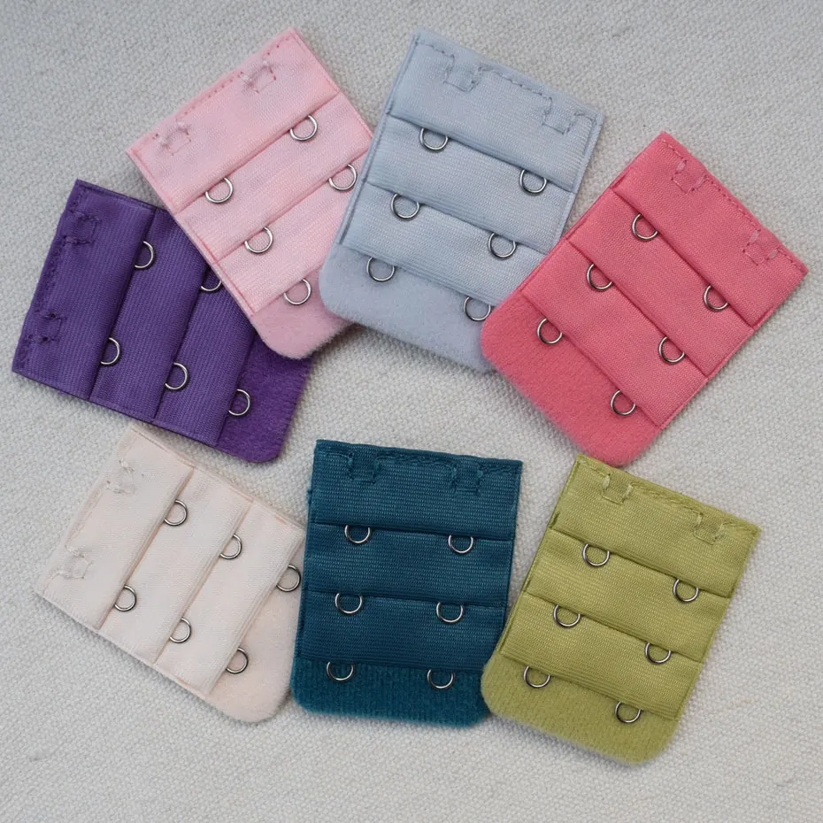 3.8cm 2 Buckle Bra Extender Clip Clasp Buckle Adjustable Back Belt Buckle Ladies Women Underwear Accessories Soft Bra Extension image 3