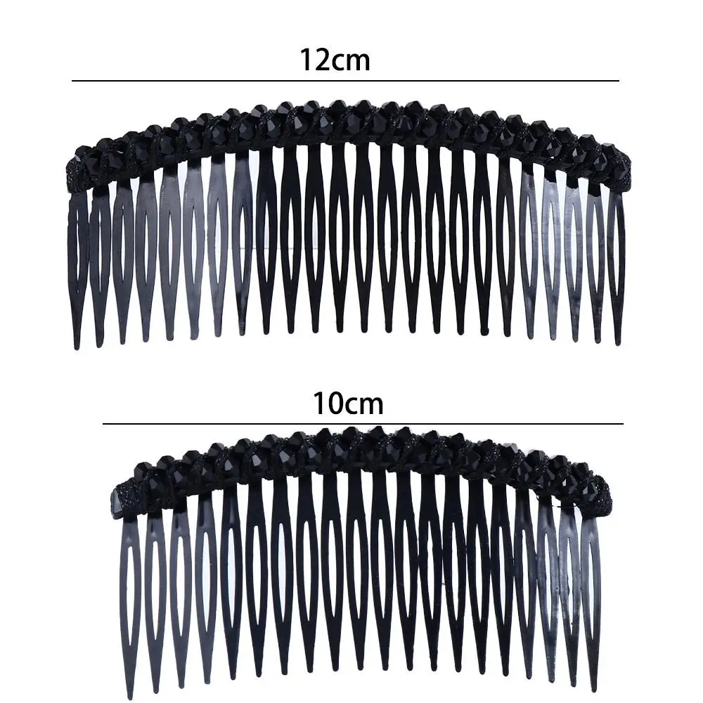 Eleganter Haargummi für Mädchen, Haarband, Haarnadeln, Haarklammern mit Kristallen, Damen-Haarkamm, koreanische Haarspangen, Mädchen-Ponyklammer. – Detail 5