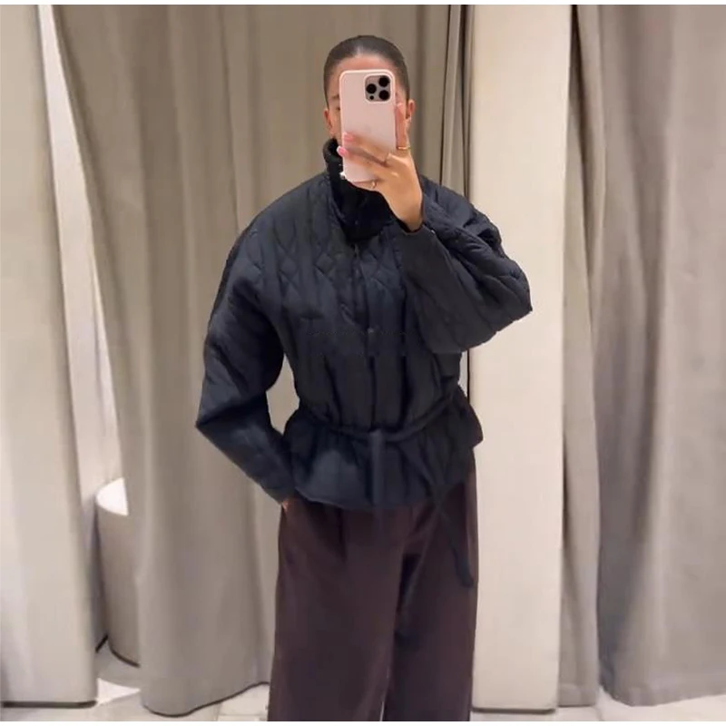 Upgraded Thick Wrap Front Tie Padded Jacket Kimono Style Collar Long Sleeve Loose Warm Daily Women Coat 2026 Winter Cotton Coats 43 Sae0f5b6a31c64db7814667ff2c40214bg