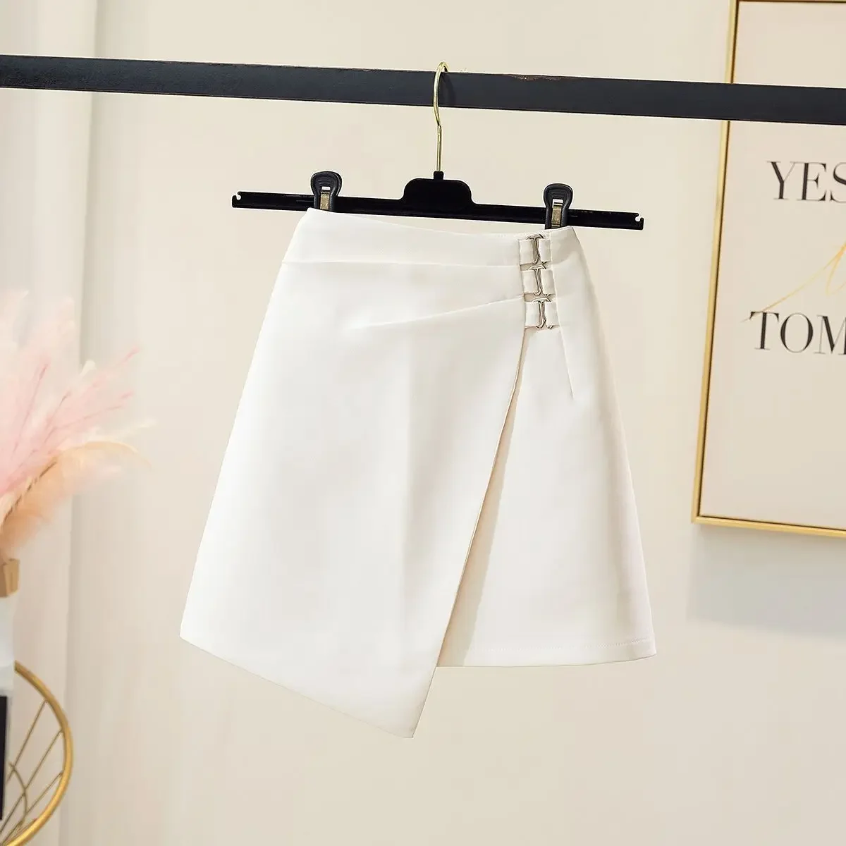 Wrap Tight Short Zipper Female Skirts Mini Stylish Korean Fashion Summer 2025 Y2k Vintage Clothing Sales Aesthetic Women's Skirt