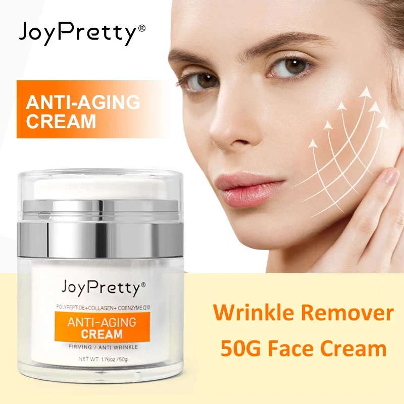 Collagen Anti Wrinkle Face Cream Hyaluronic Acid Smoothing Fine Lines Moisturize Rejuvenation Facial Lift Firm Skin Care