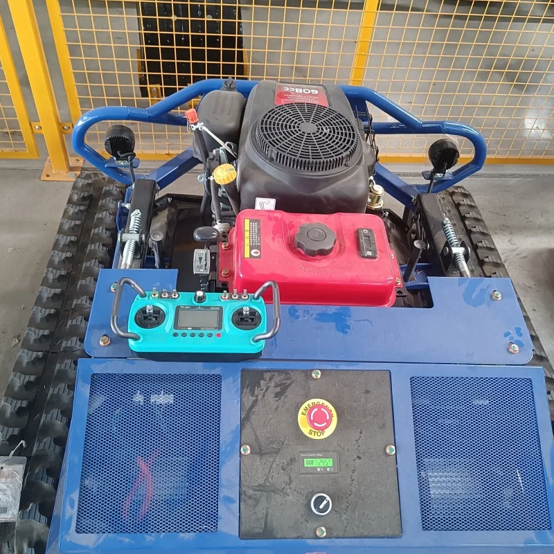 Customized All-terrain remote control giant, intelligent zero-turn lawn mower robot, four-stroke Euro V emission standard