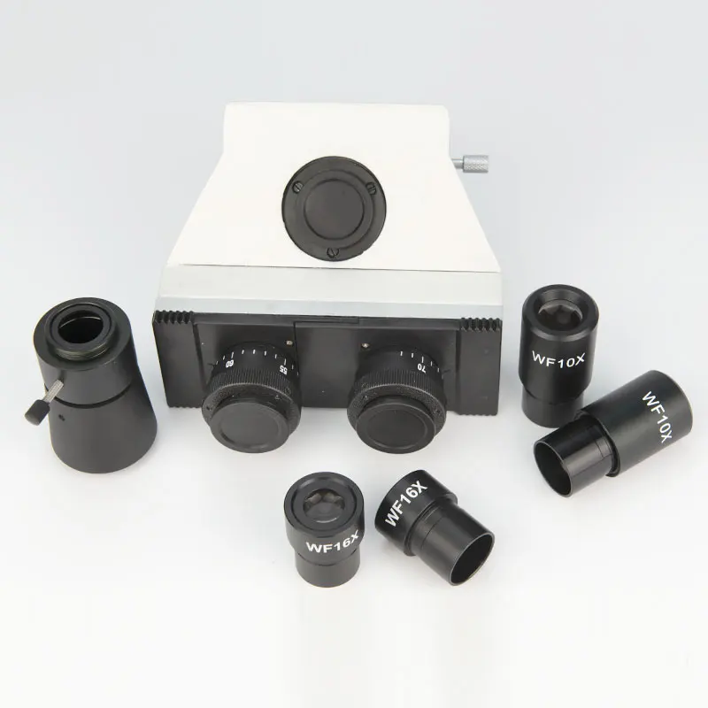 

2022 New Metal Biological Microscope Head w/ WF10X WF16X Binocular Trinocular Microscope Head Teaching Microscope Head