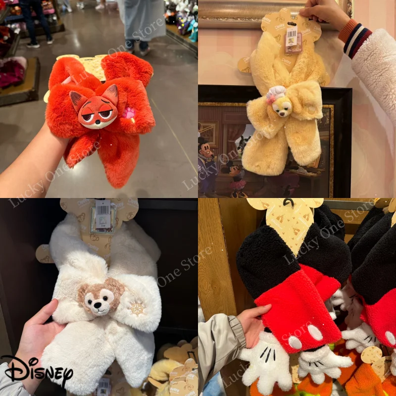 

Disney Nick Lina Belle Winter Scarf Stardew Warm Neck Protector Cute Plush Toy for Movie & TV Fans