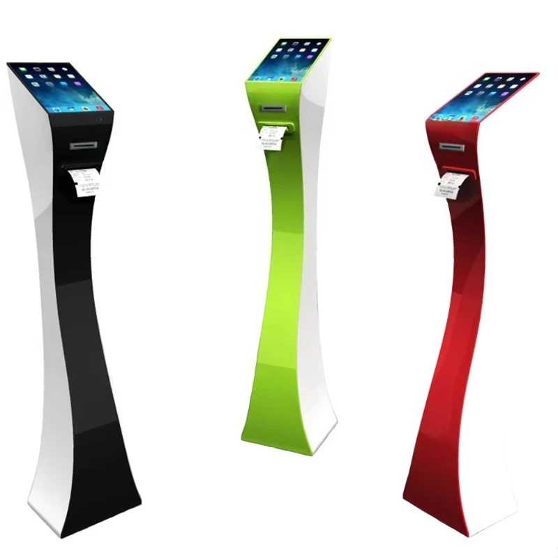 Intelligent Self-Service 15.6 Inch Queue Calling Kiosk Machine Wireless Hospital & Bank Calling System