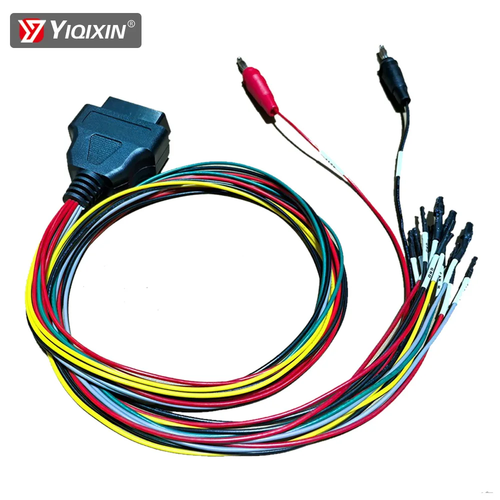 OBD2 Diagnostic Adapter ECU Universal Connection Cable ECU Pinout 12V Switch Included-N29R OBD Breakout Tricore Interface Cable