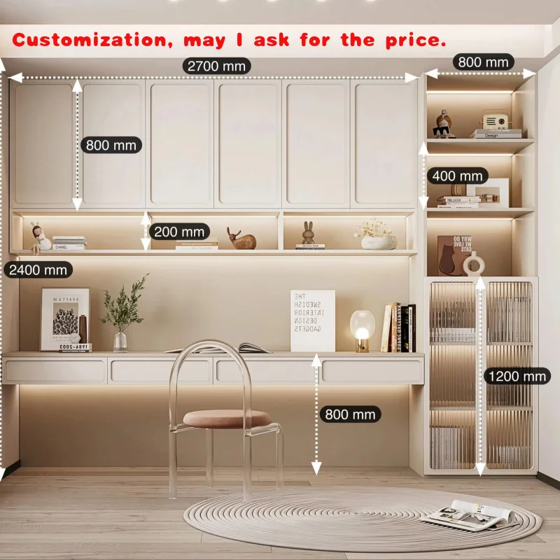 custom.Stylish Bookcase, Unique Design, Add Artistic
