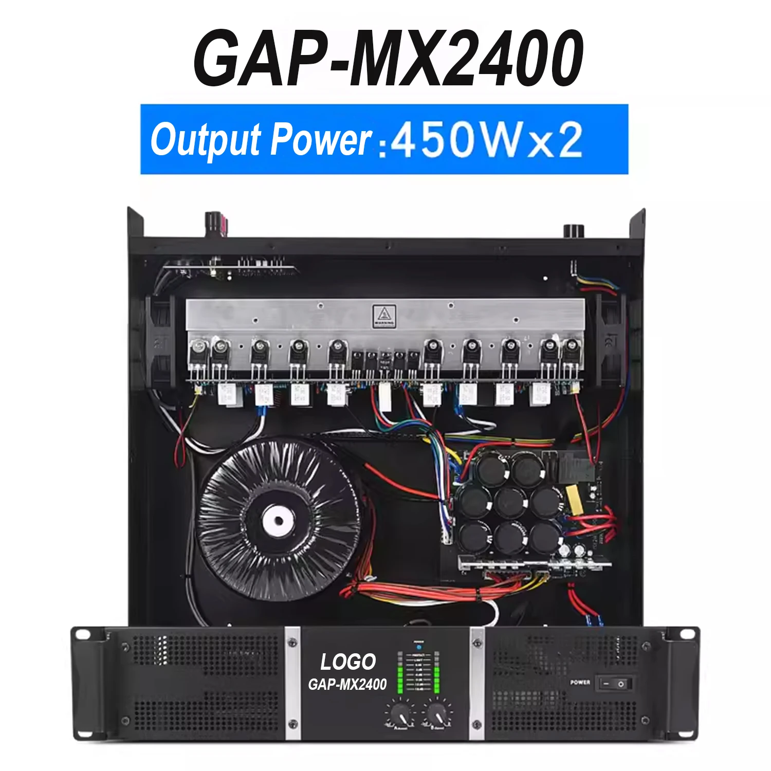 GAP-MX2400 professional amplifier stage performance KTV home karaoke conference room outdoor dual channel power amplifier