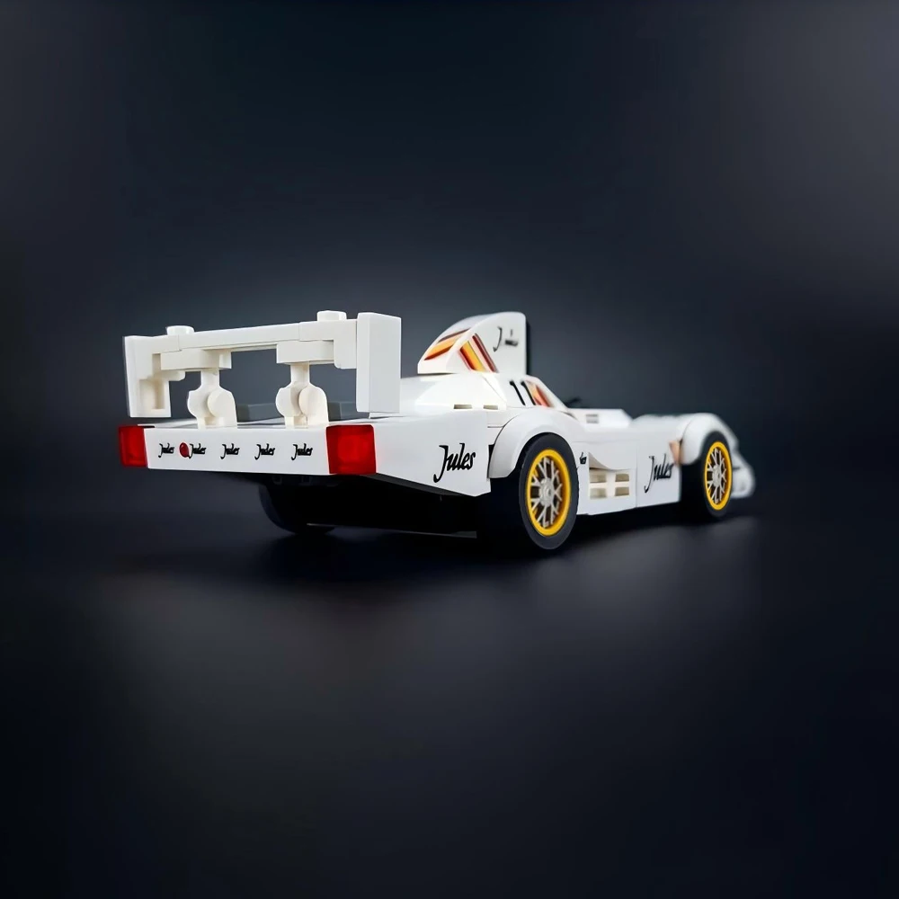 Serie da corsa Modello MOC Building Blocks WEC IMSA Le Mans City Car Tecnologia modulare Regalo Vacanza Assemblaggio Set di giocattoli per bambini