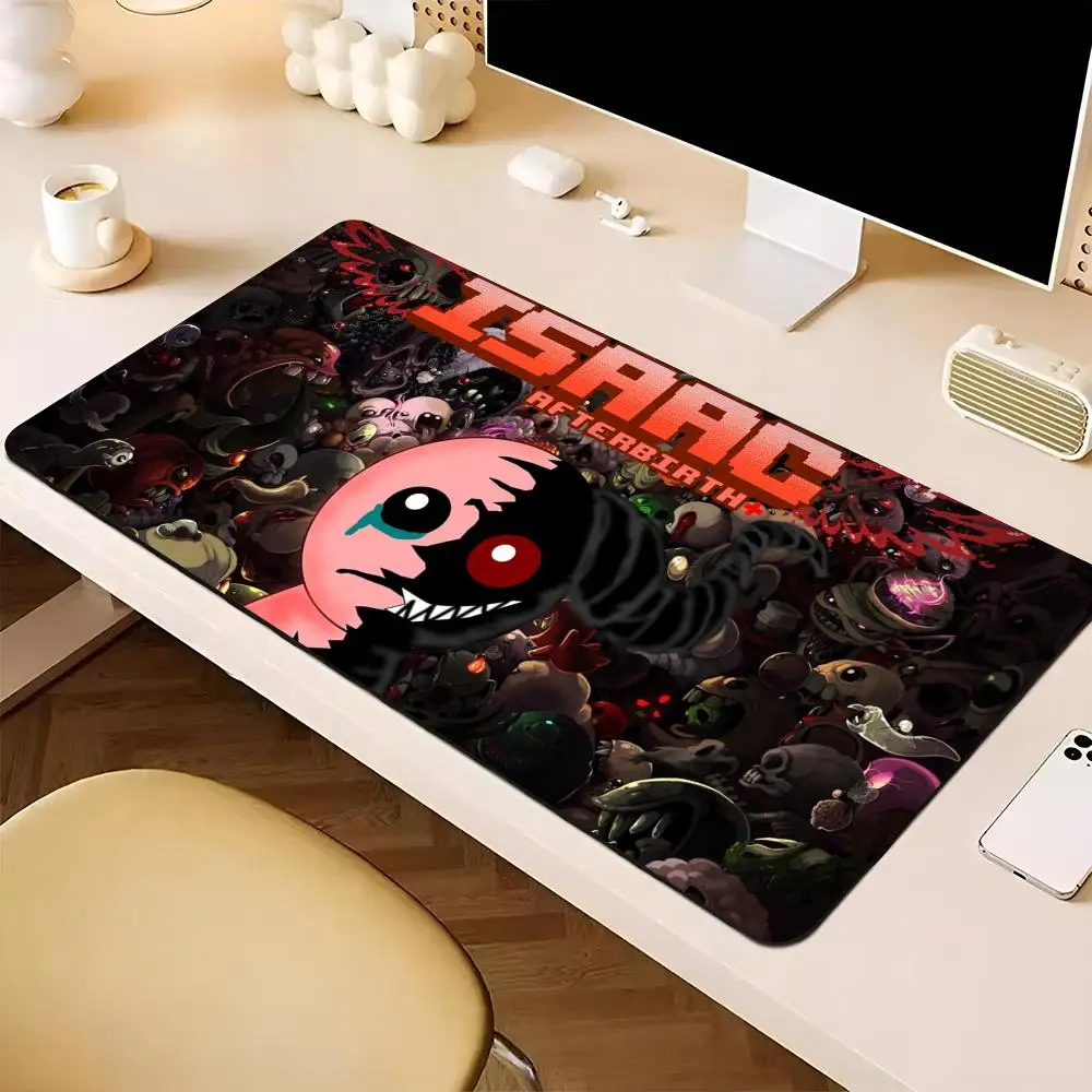 T-The B-Binding of 1Isaac Rebirth     Mouse Pad Large Gamer XXL Keyboard Mat On Mat 900X400MM Carpet Rubber Desk Mat Gaming Mous