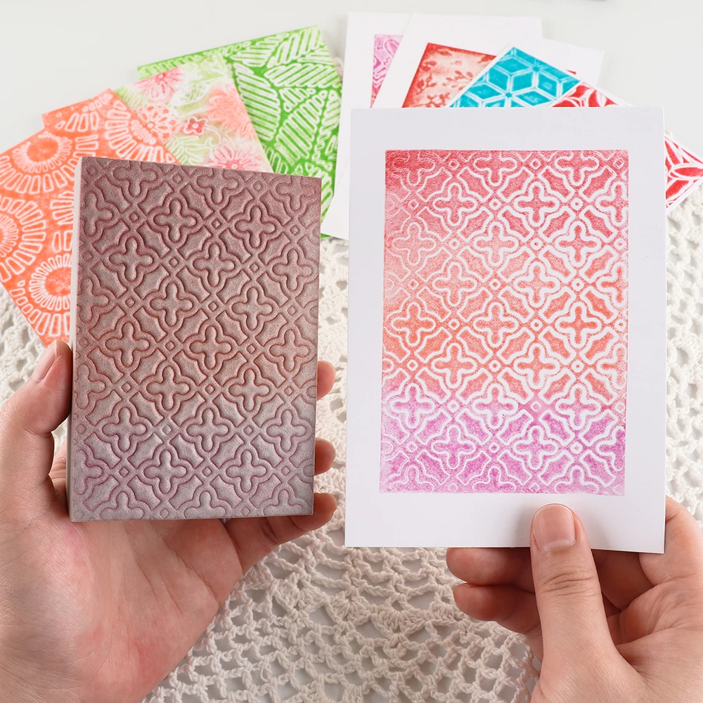 2 size Stamping Foam to Create Reverse Stamped Backgrounds Blending Tools Embossing Paper Craft Card Making Scrapbooking