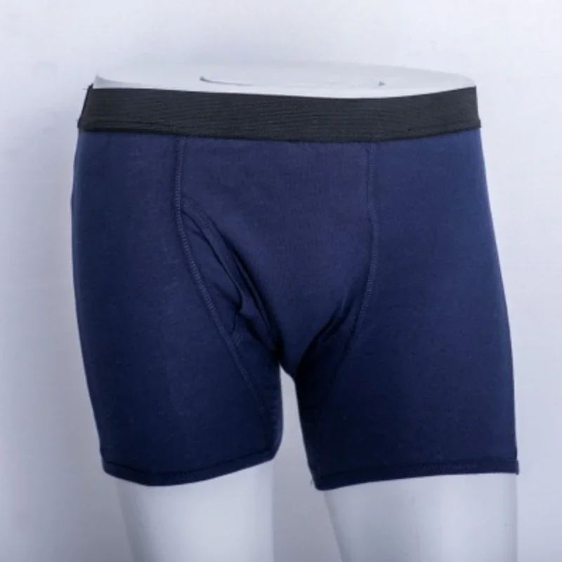 Men's Elderly Incontinence Underwear Postoperative Cotton Briefs Washable Urinary Leakage Protection Comfortable Reusable