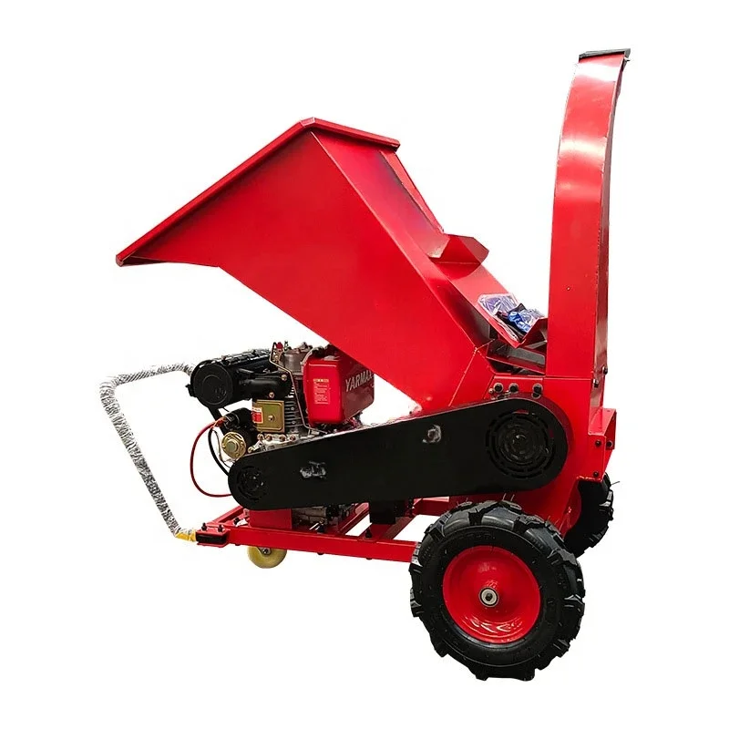 Landscaping branch crusher Orchard branch crusher High horsepower wood crusher