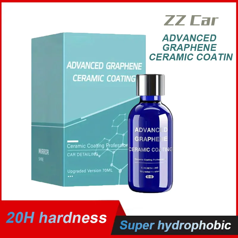 

Новейшее 20-часовое усовершенствованное графеновое керамическое покрытие для автомобилей (70 мл), Utlizes, технология отслеживания УФ-излучения, сверхвысокоглянцевое покрытие против царапин для автомобиля