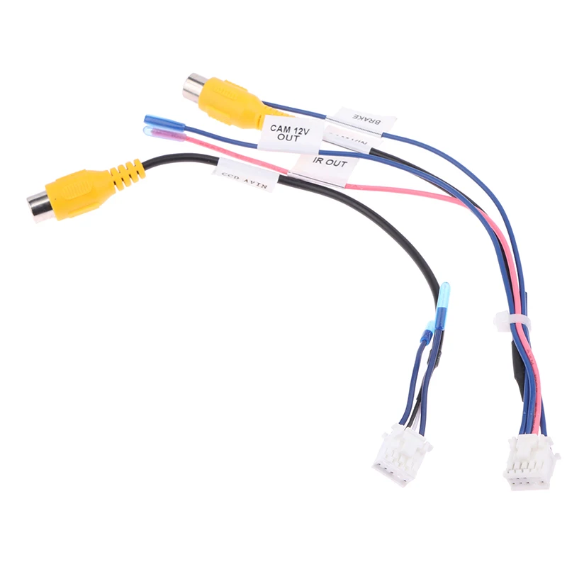 New 1PC For Car Stereo Radio DVD Radio Monitor Cable Connector 10Pin Rear View Backup Camera Cable Adaptor