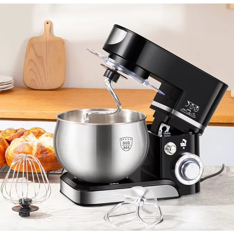 5L Electric Multifunctional Tabletop Chef Machine, Dough Mixer Egg Beater Blender with Bowl‑lift Design