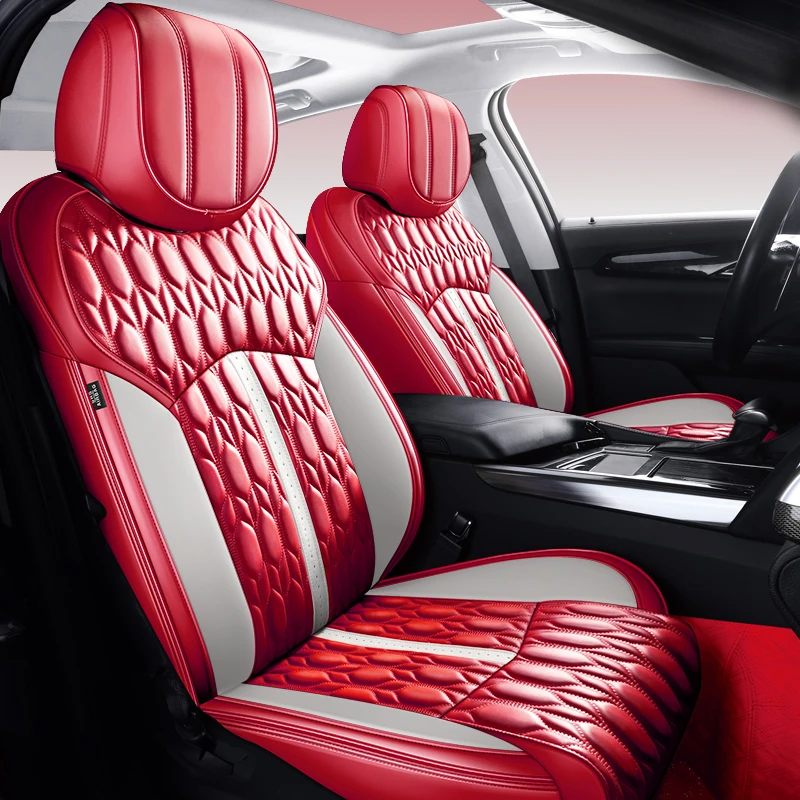 

High End Custom Fit for auto accessories Seat cover full set center perforated leather exclusive for all sedan SUV models