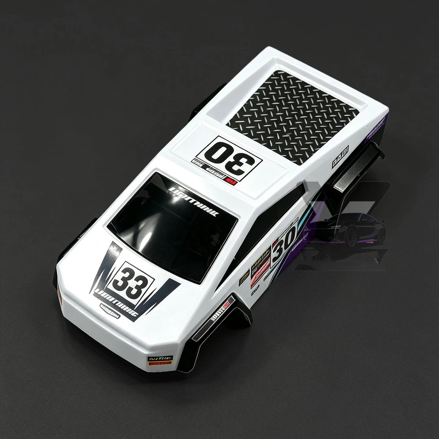 yzRC1:12remote controlcar modification fully upgraded Terra pickup truck shell, big foot climbing four-wheel drive off-road vehi