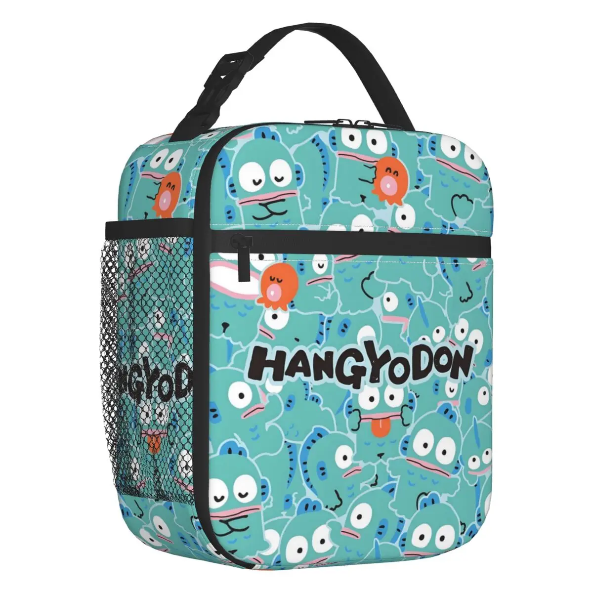 

Пользовательские Kawaii Hangyodon многоразовые коробки для завтрака классический принт охладитель для животных термоизолированная сумка для обеда офисная работа