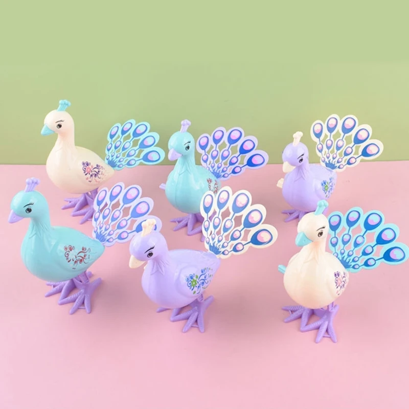 1/5 Pcs Children Bird Wind-up Toy Mini Handsize for Children Accompany Toy