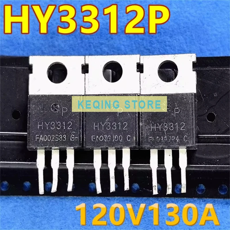 10PCS Used+Not NEW+Send after Measure Original word original code HY3312P 125V/130A 7.7 mOhm TO-220 package and test
