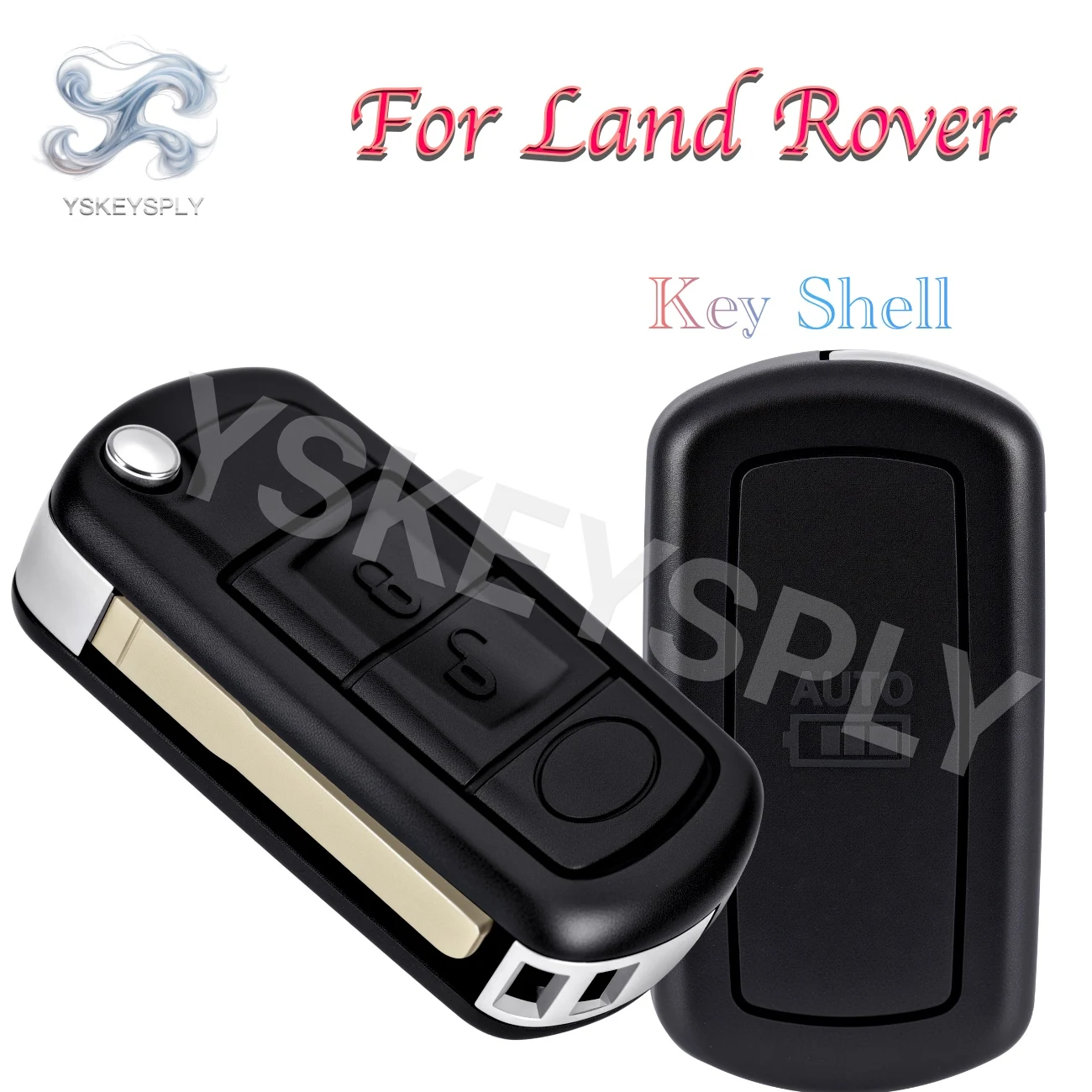 For Land Rover Range Rover Sport Vogue 2005-2010 Discovery 3 LR3 Folding Key Shell 2-Button