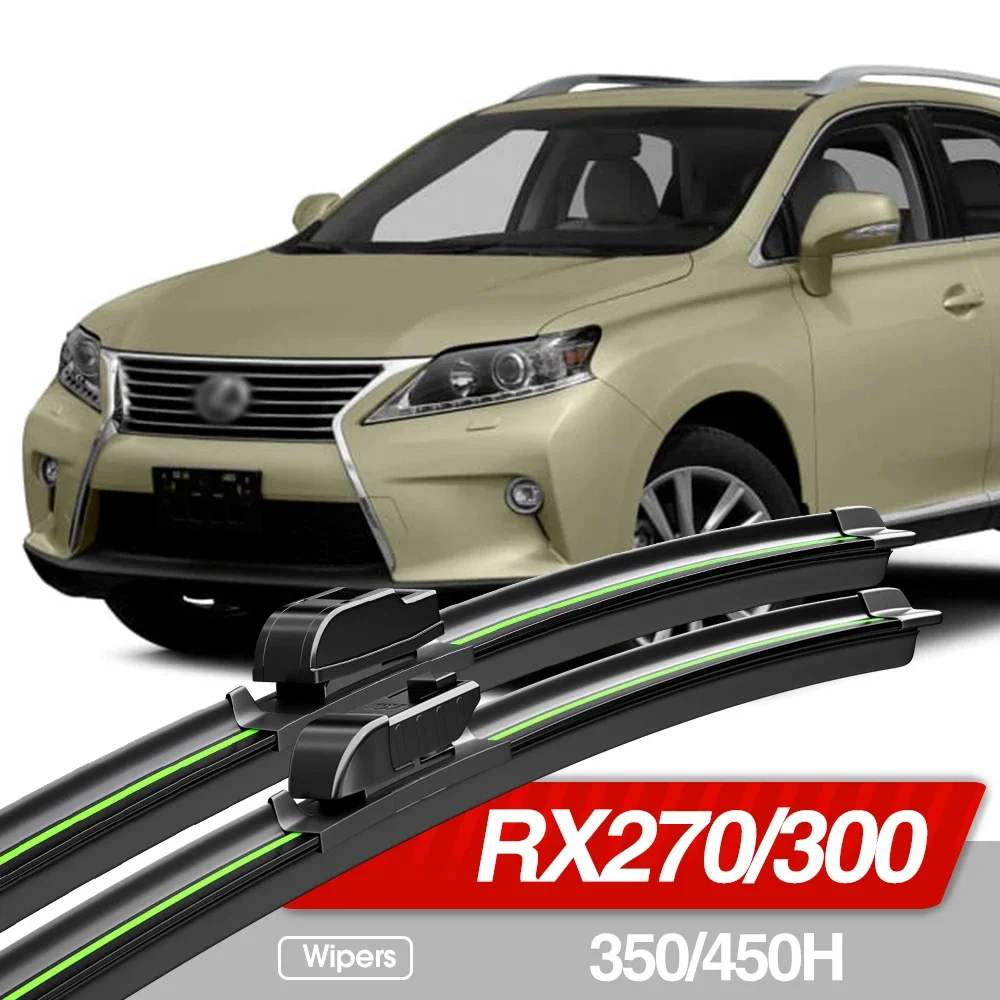 

For Lexus RX270 RX300 RX350 RX450H 2004-2022 Front Windshield Wiper Blades 2x Windscreen Window Accessories 2005 2014 2016 2020