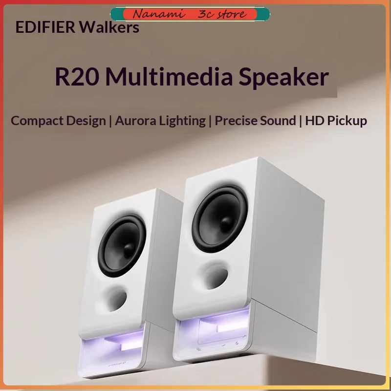 

EDIFIER R20 мультимедийный динамик, настольный компьютер, звуковая система, сабвуфер, высокая громкость, домашний мини-динамик, музыкальный офисный динамик, подарок