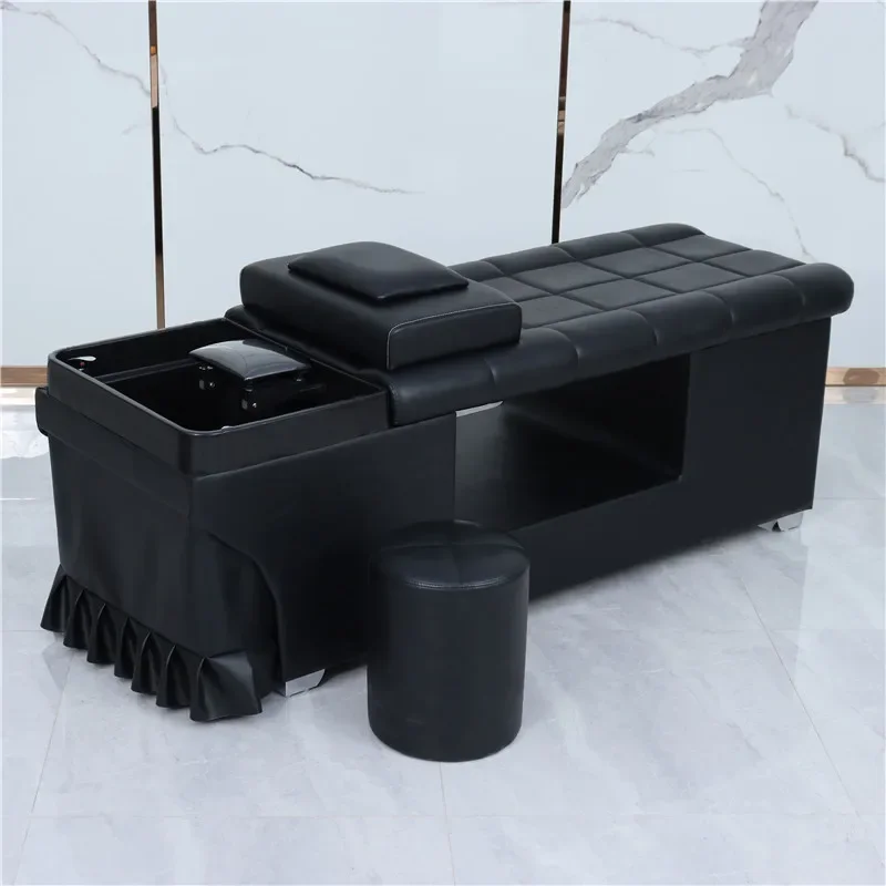 

Beautician Hairdressing Chairs Beauty Shampoo Stylist Hair Washing Bed Mobile Shampoo Sedia Per Shampoo Salon Furniture