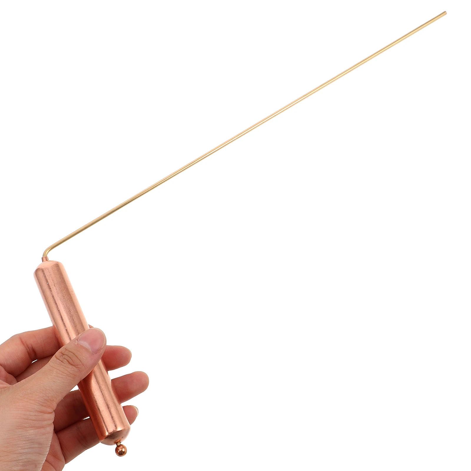 

2pcs Copper Dowsing Rods High Precision Detection Tool For Ghost Hunting Water Divination Gold Locating Portable Instrument