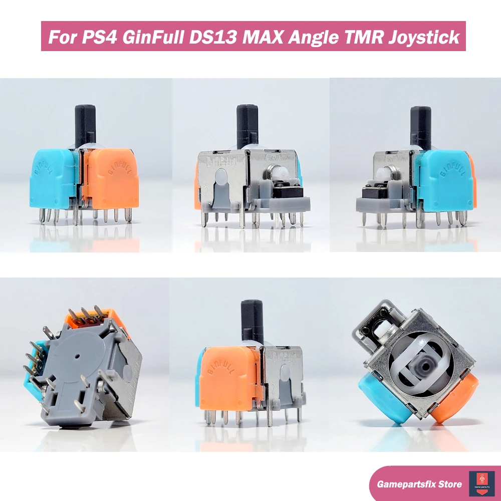 GinFull DS13 MAX Angle TMR Electromagnetic Joystick for PS4/PS5