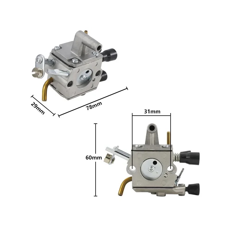 Imagem -02 - Carburador Carb Fit para Cortador de Escova Peças Cortador de Grama Stihl Fs400 Fs450 Fs480 Sp400 450 Zama C1q-s34h