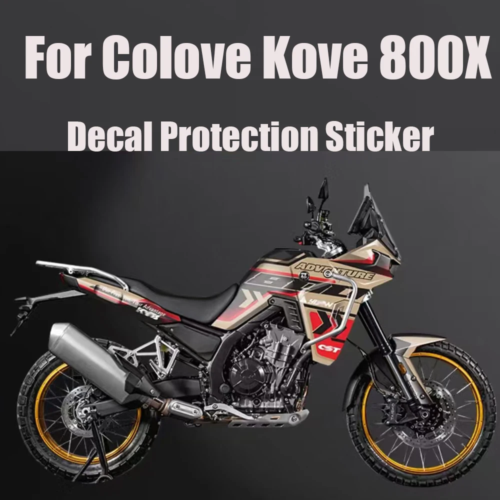 800X Full Body Decal for Colove Kove 800X KY800X Rally KY800X Waterproof Motorcycle Sticker