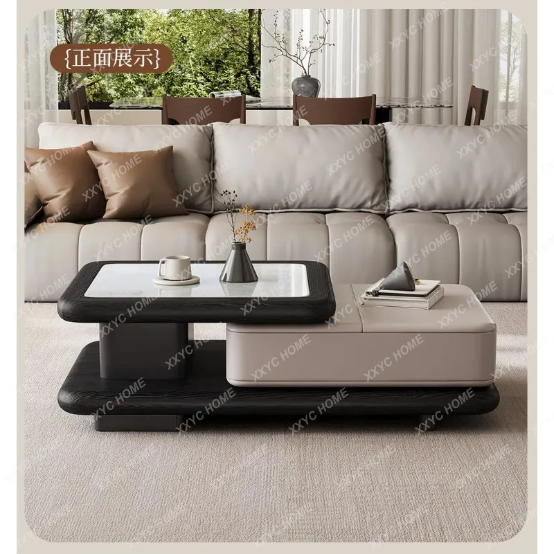XX Unique Coffee Table Simple  Organizer Clear Coffee Table Display Frame Mesas De Centro Para Sala Home Furniture