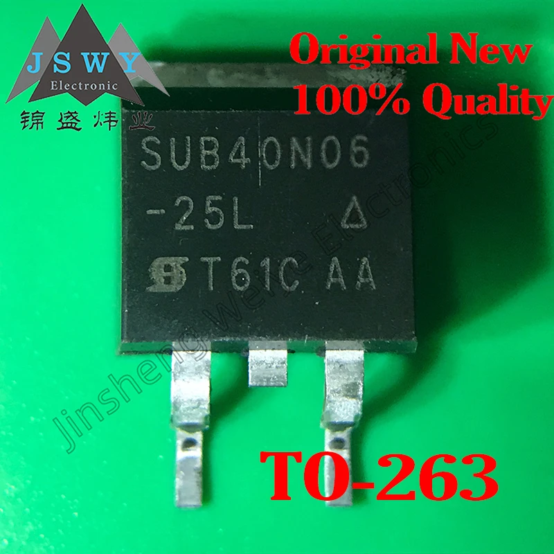 

5PCS 40N06-25L SUB40N06-25L SMD TO-263 Field Effect Tube 100% Brand New and Genuine Free Product