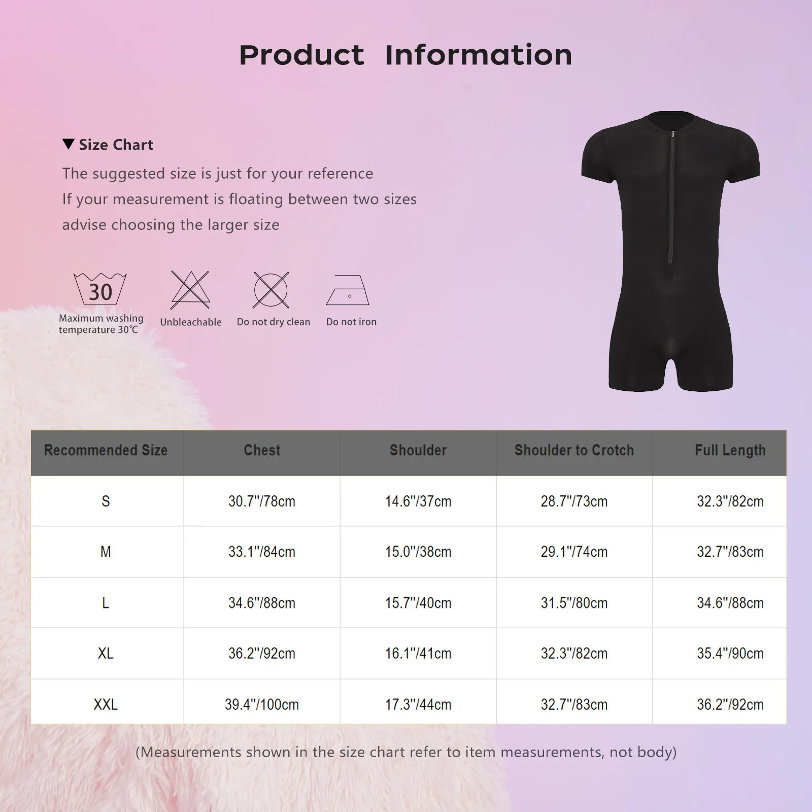 Men Silky Stretchy Short Sleeve Front Zipper Bodysuit Boyshorts Bottom Casual Breathable for Yoga Home Wear Workout
