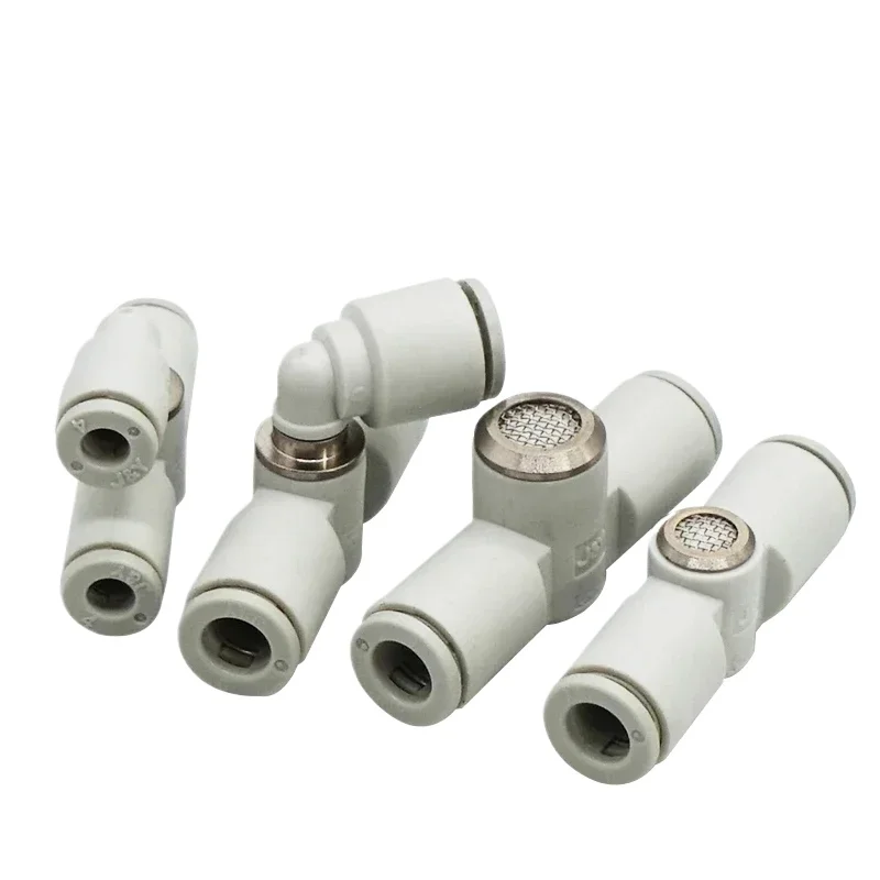 Pneumatic Quick Exhaust Valve Built-in Muffler AQ240F-04-04 AQ340F-06-06 Rapid Exhaust Valve For Pneumatic Cylinder