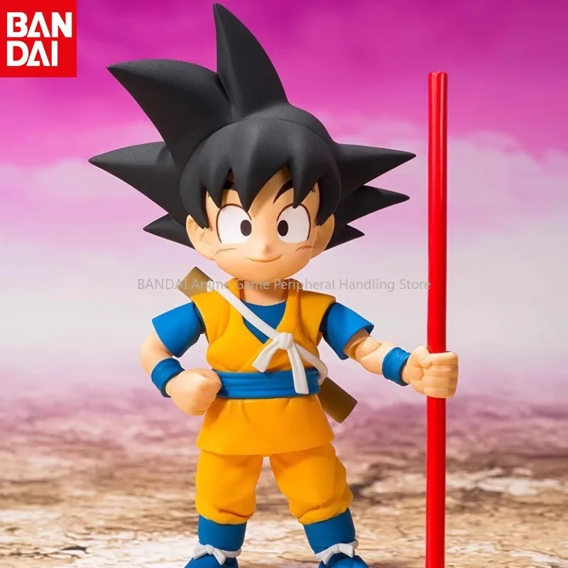 Original Genuine Bandai SHF Dragon Ball The Great Demon Sun Wukong Theatrical Edition Anime Model Figure Holiday Gift