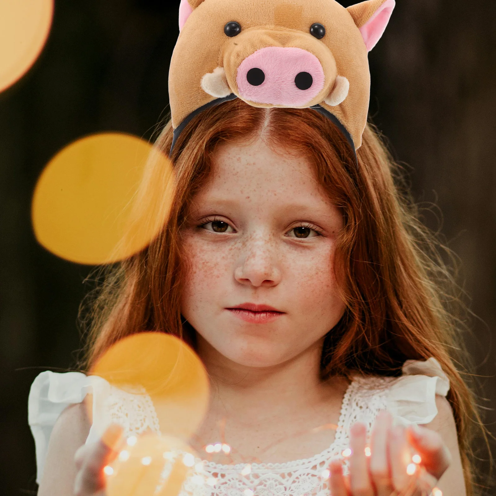 Zachte comfortabele varkensoor hoofdband voor meisjes Leuke cartoon haardecoratie Ideaal voor kinderen Feestartikelen Cosplay Prestatiegebruik
