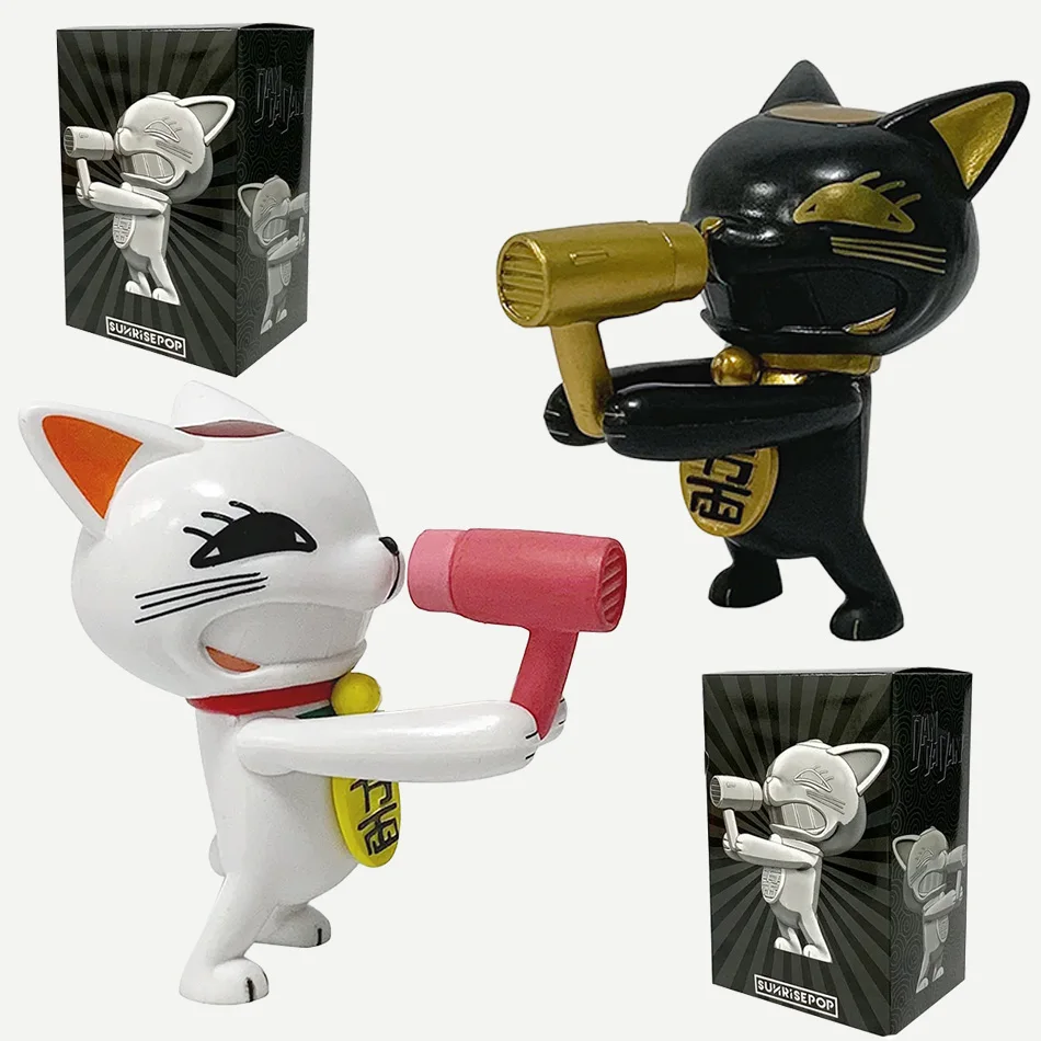 حار أنيمي توربو الجدة Dandadan Kawaii القط البلاستيكية عمل الشكل لطيف سطح المكتب ديكور حلية تحصيل هدية لعبة #1