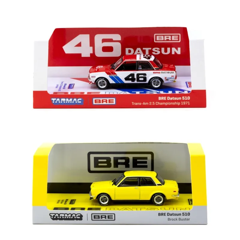 

TW 1:64 Datsun BRE Datsun 510 Имитационная модель автомобиля из статического сплава, праздничная подарочная игрушка для детей, коллекционное украшение для взрослых.