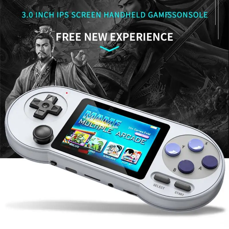 

2023 SF2000 Portable Handheld Game Console 3 inch Retro Game Consoles Built-in 6000 Games Classic Mini Video Games for Kids gift