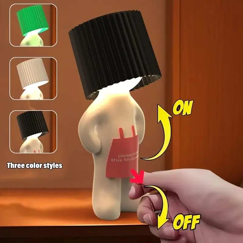 

Креативный настольный светильник для маленьких книг, ночник «Маленький непослушный мальчик», лампа «Пожарный человек» для детей, украшение для дома, комнаты, прикроватная тумбочка, подарок