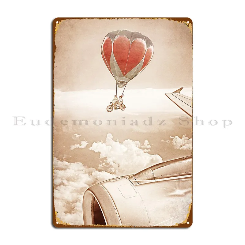 Wednesday Dream Chasing Planes Metal Sign Garage Club Party Printing Garage Cinema Tin Sign Poster