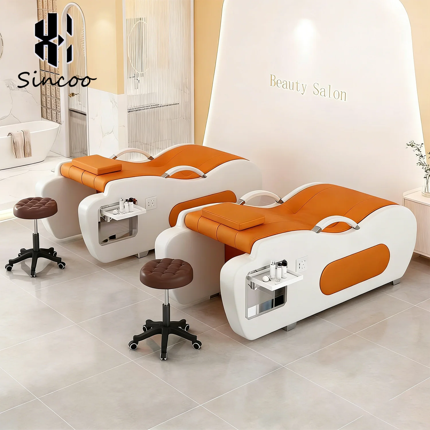 

High Quality Heavy Duty Comfortable Electric Facial Massage Bed Treatment Bed Beauty Salon Furniture Shampoo Bed