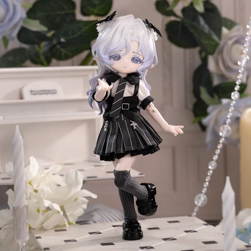 Spot Daily Series Gestapeltes Muster Prologue Babykleidung Ob11 Puppe Bjd Rock 12-Minuten-Kleidung Nur Kleidung Überraschungsgeschenk