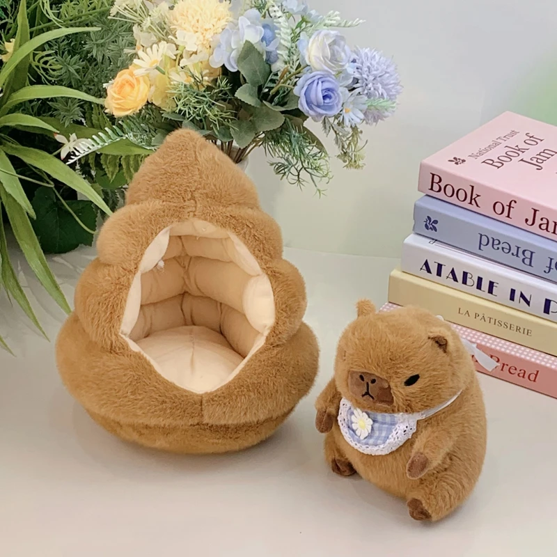 31 ซม.Poo Guinea Pig ตุ๊กตาการ์ตูนน่ารัก Guinea Pig Living Poo House ตุ๊กตาสร้างสรรค์ส่งเด็กวันเกิดคริสต์มาส...