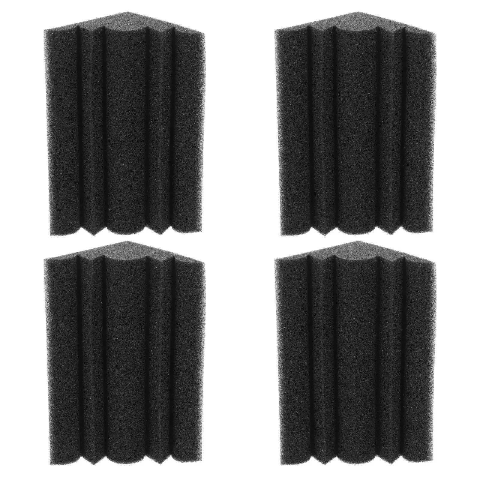 

Sound Absorbing Cotton Bass Trap Black Recording Room Acoustic Treatment Wall Wedge Foam Panel Soundproof Supplies